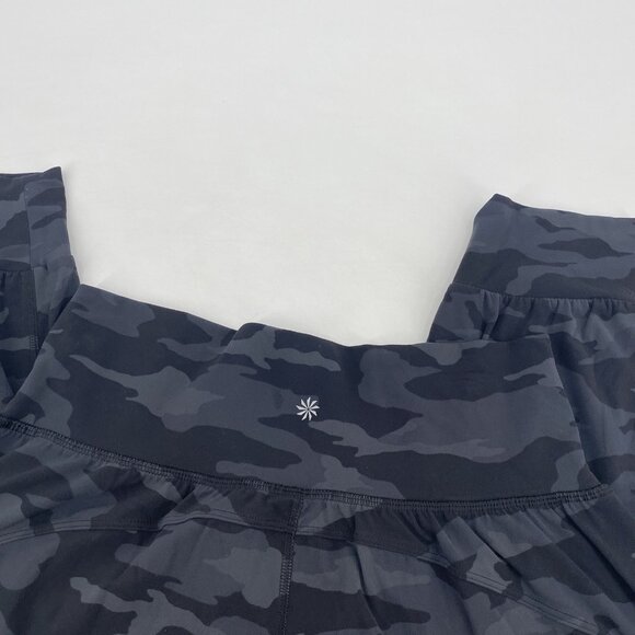 Athleta Size Medium Black Gray Camo Salutation Joggers - Picture 13 of 13